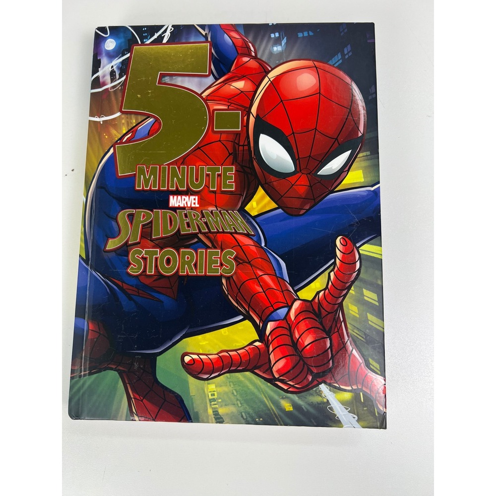 Marvel Spider Man 5‎ Minute Stories Childrens Book Hardcover Age 3+